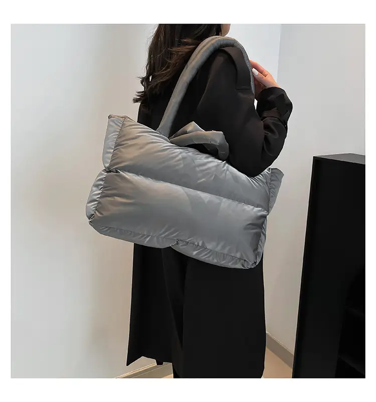 Black Puffy Crossbody Bag Large Capacity Women — feature 46