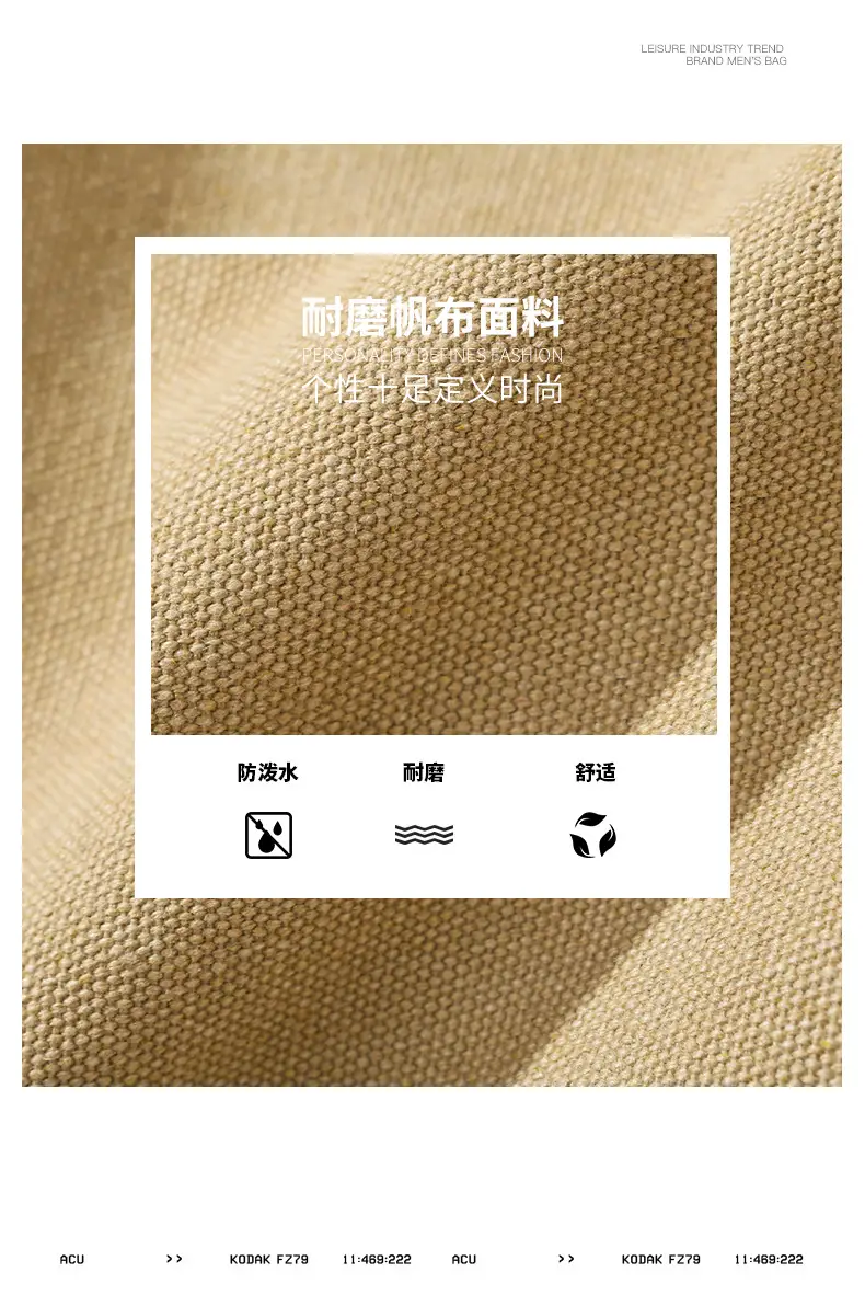 Cross-border Canvas Shoulder Bag 2024 New — feature 10