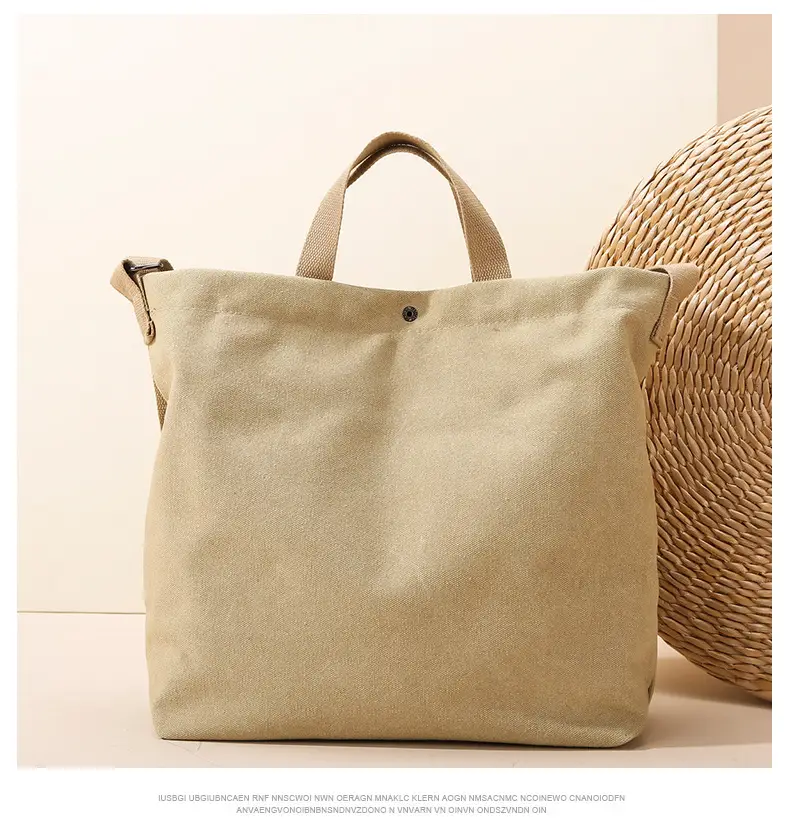 Cross-border Canvas Shoulder Bag 2024 New — feature 13