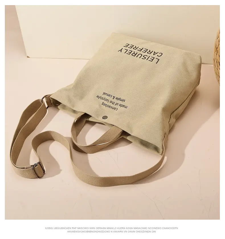 Cross-border Canvas Shoulder Bag 2024 New — feature 16