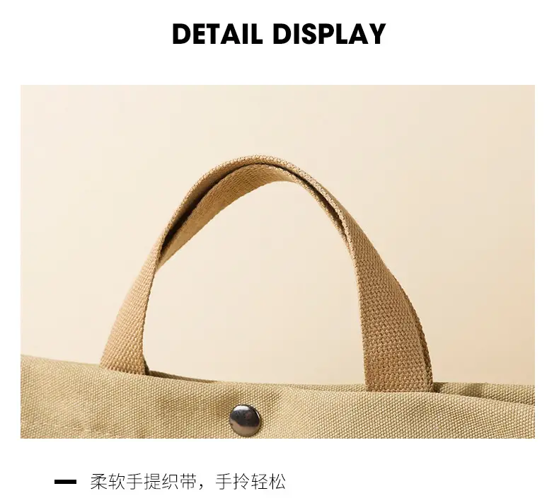 Cross-border Canvas Shoulder Bag 2024 New — feature 17