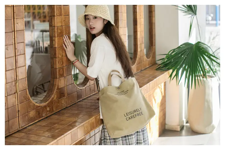 Cross-border Canvas Shoulder Bag 2024 New — feature 25