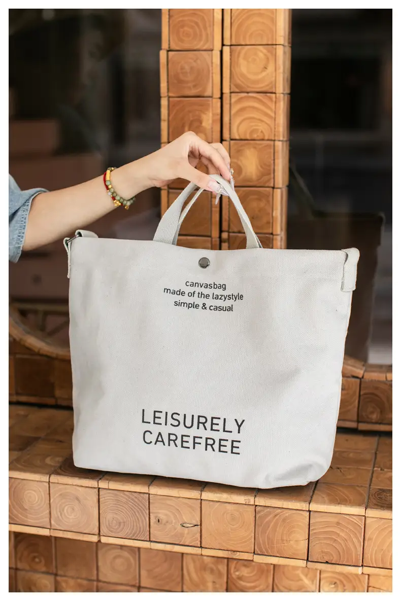 Cross-border Canvas Shoulder Bag 2024 New — feature 26