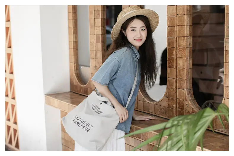 Cross-border Canvas Shoulder Bag 2024 New — feature 28