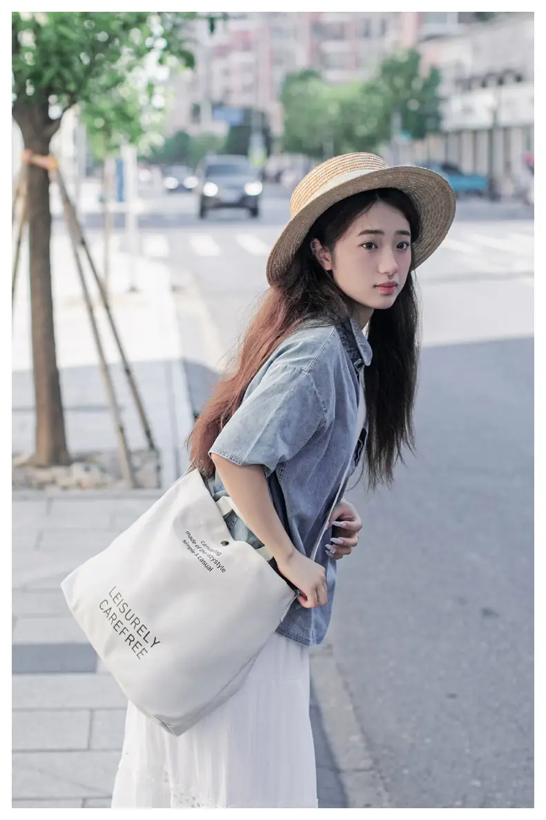 Cross-border Canvas Shoulder Bag 2024 New — feature 30