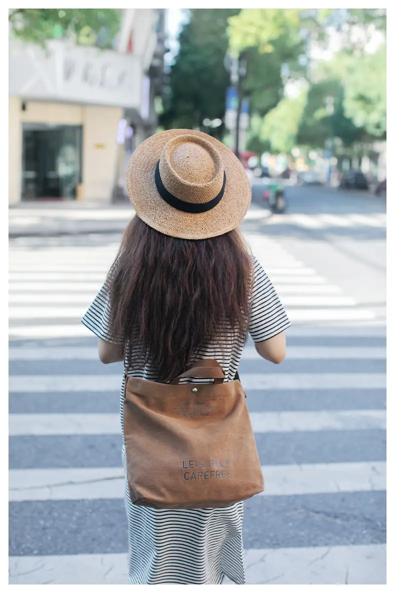 Cross-border Canvas Shoulder Bag 2024 New — feature 35