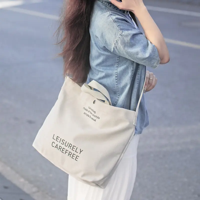 Cross-border Canvas Shoulder Bag 2024 New - Image 3