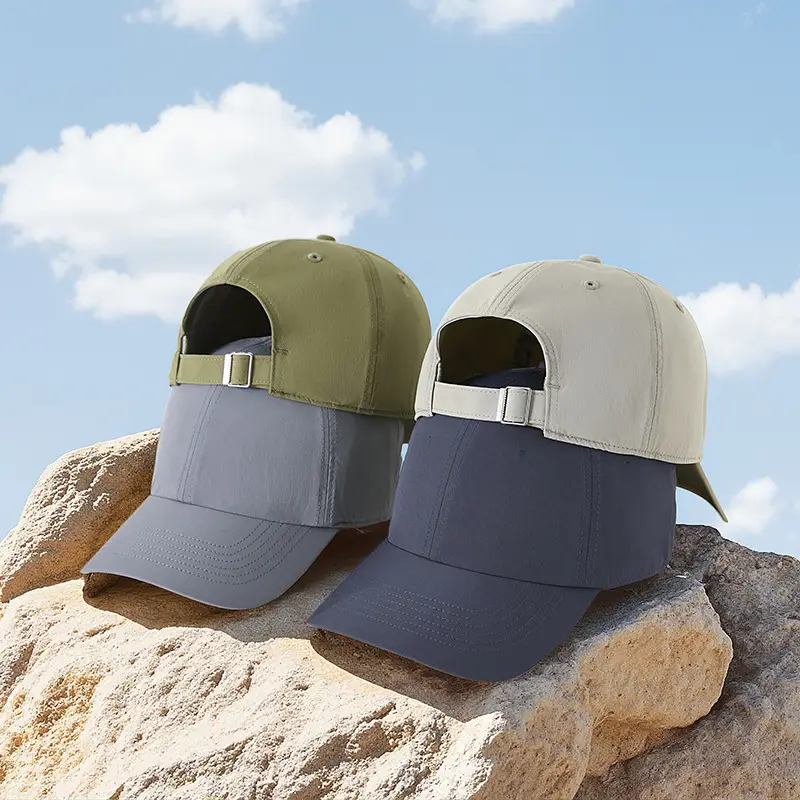 Light Blue Elastic Baseball Cap for Women Cycling Sports - Image 15
