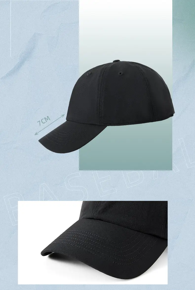 Light Blue Elastic Baseball Cap for Women Cycling Sports — feature 14