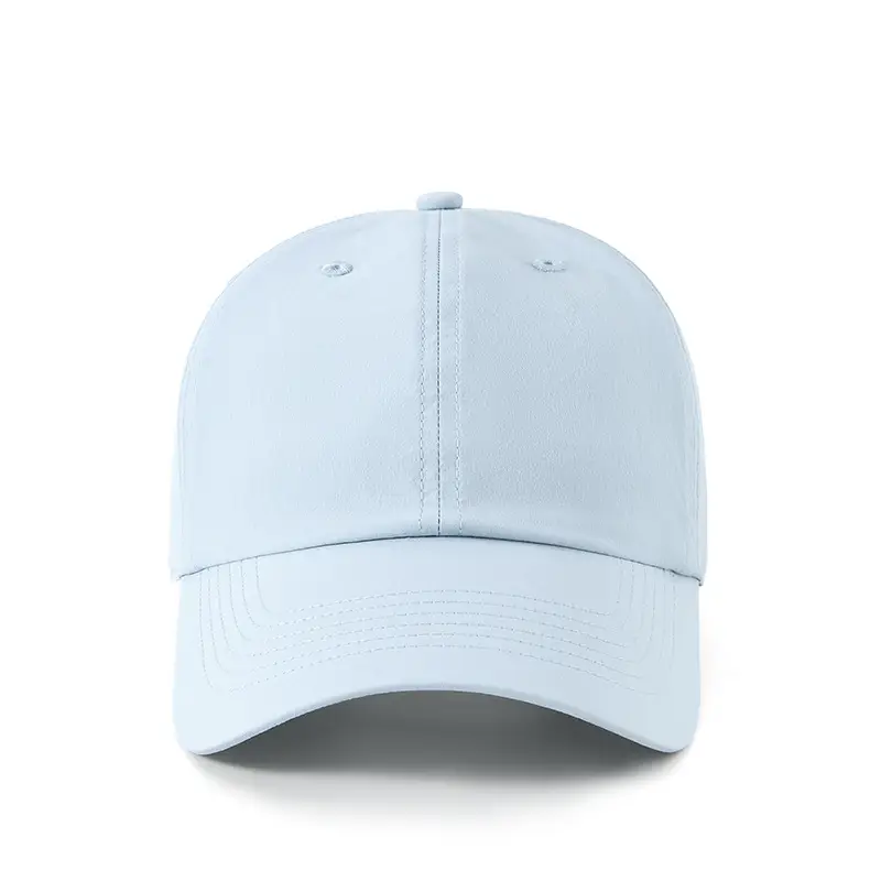 Light Blue Elastic Baseball Cap for Women Cycling Sports - Image 8