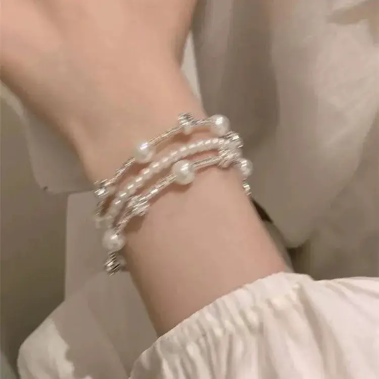 Super Flash Korean Zircon Bracelet for Girls Niche All-match Full Diamond Bracelet Stacked Style - Image 14