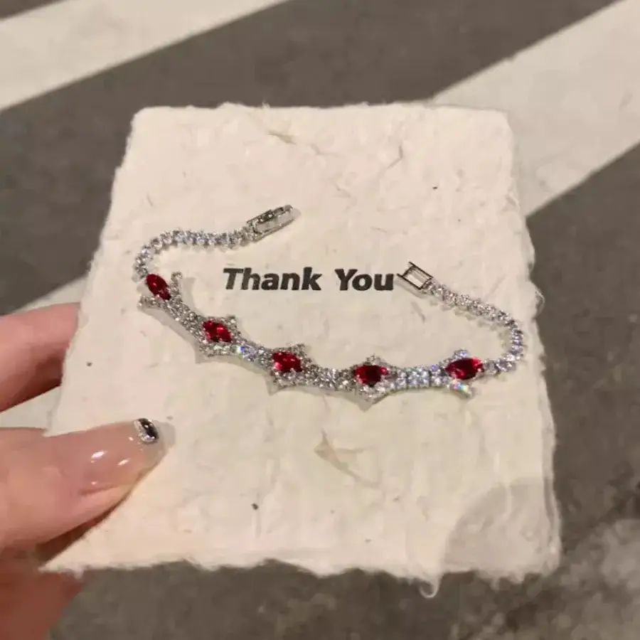 Super Flash Korean Zircon Bracelet for Girls Niche All-match Full Diamond Bracelet Stacked Style - Image 5