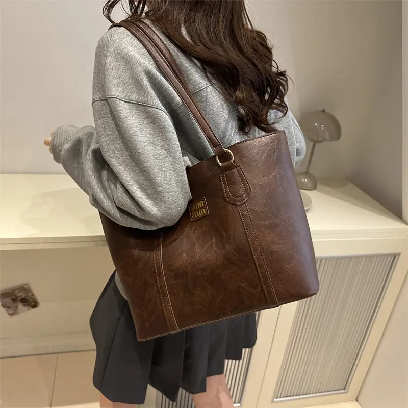 Black Korean Style Tote Bag for Women