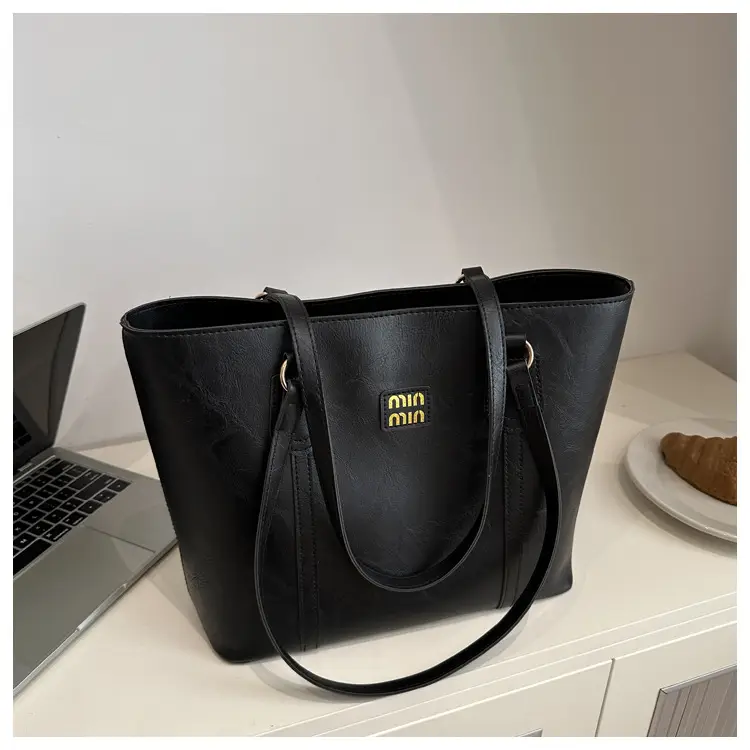 Black Korean Style Tote Bag for Women — feature 9
