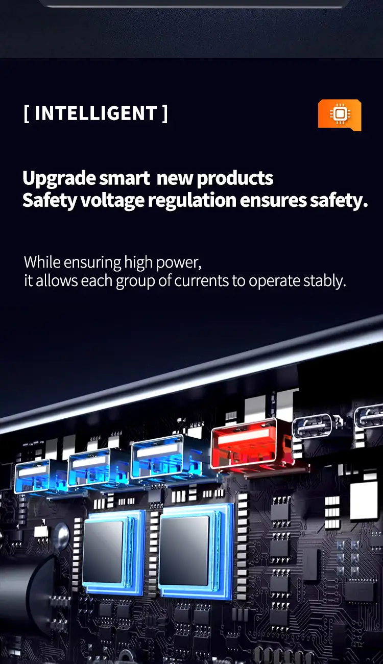 Universal 12-24V Car Inverter with 220V Load — feature 14
