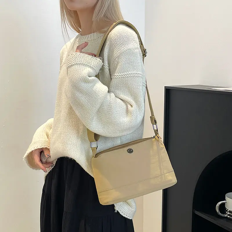 Women's Crossbody Small Square Bag Water-Repellent Nylon - Image 10