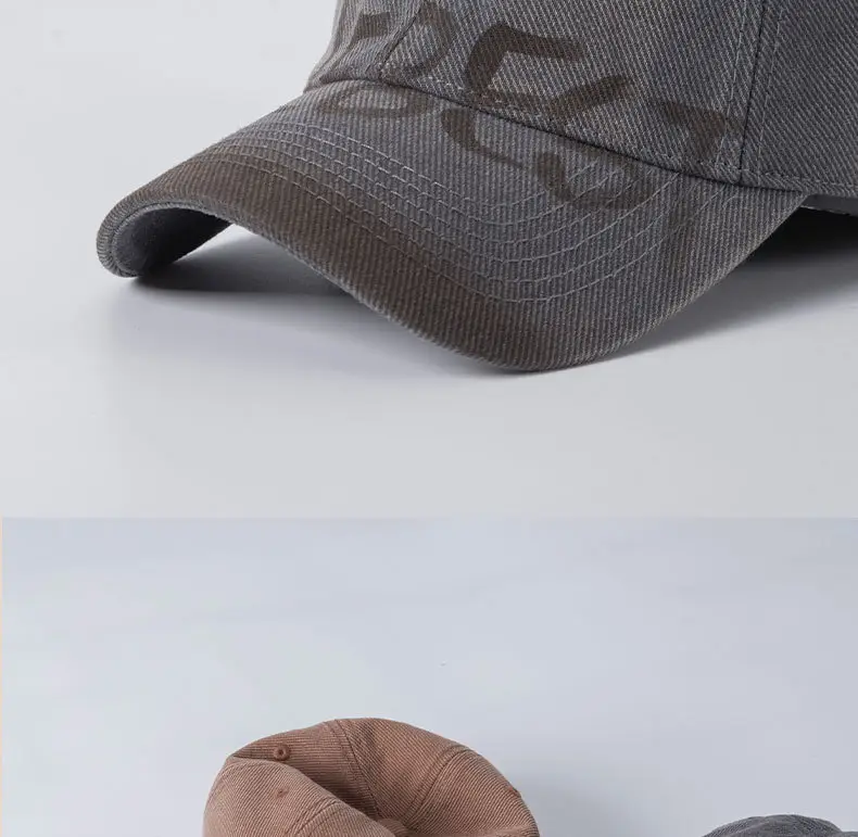 385 Colors Hat Retro Denim Cross-border Fashion Cap — feature 16