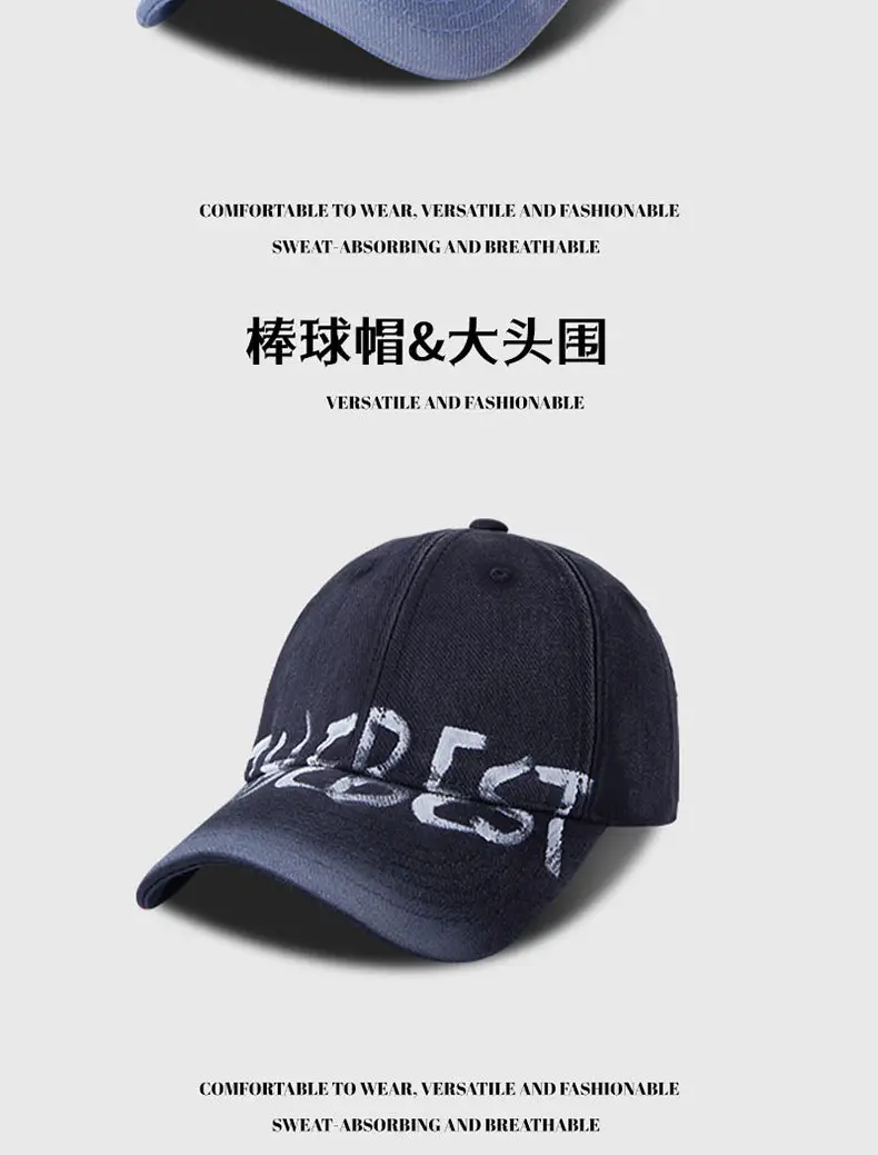 385 Colors Hat Retro Denim Cross-border Fashion Cap — feature 21