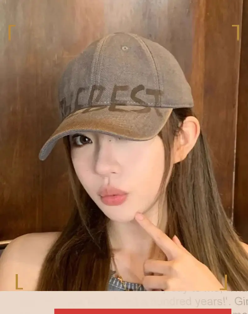 385 Colors Hat Retro Denim Cross-border Fashion Cap — feature 4
