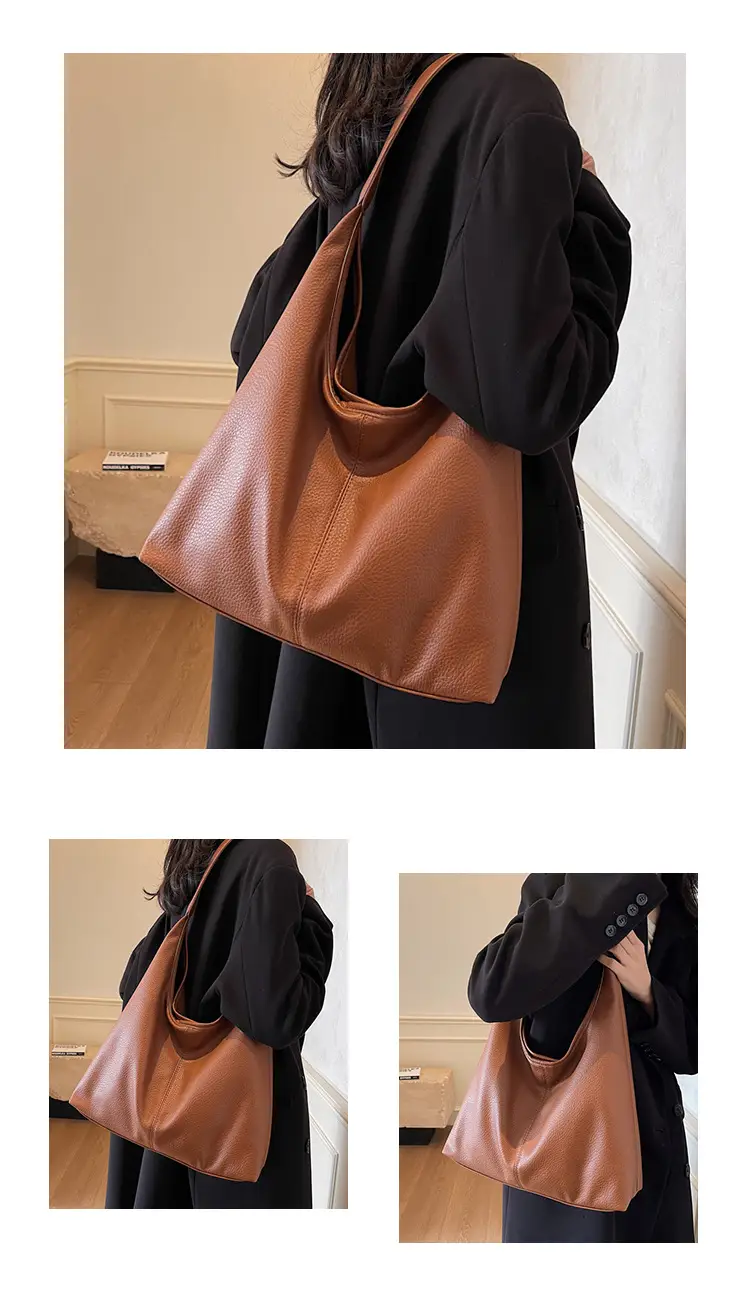 Tan Leather Crossbody Bag for Women 2025 Spring — feature 11