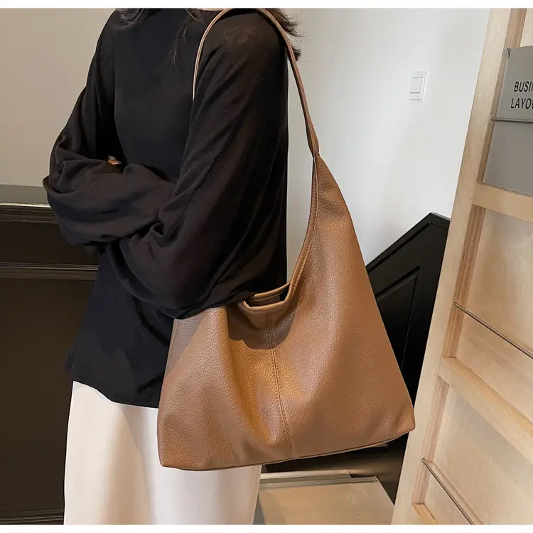 Tan Leather Crossbody Bag for Women 2025 Spring — feature 21
