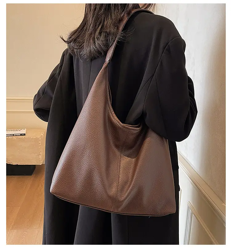 Tan Leather Crossbody Bag for Women 2025 Spring — feature 3