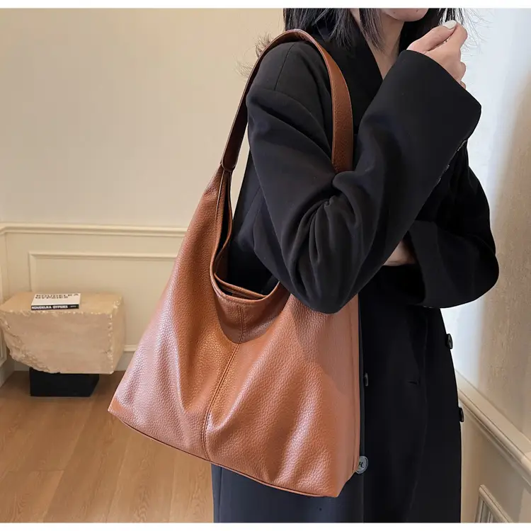 Tan Leather Crossbody Bag for Women 2025 Spring — feature 30