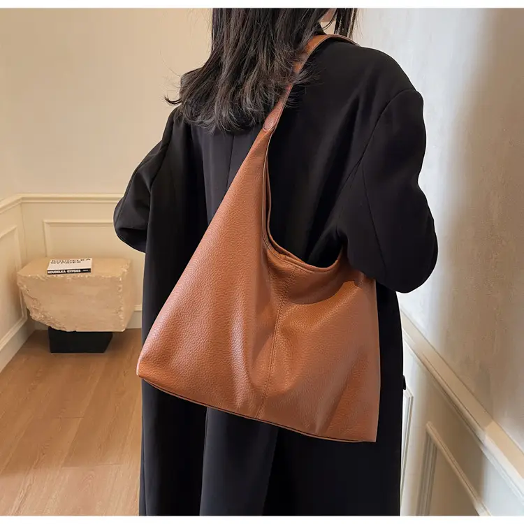 Tan Leather Crossbody Bag for Women 2025 Spring — feature 33