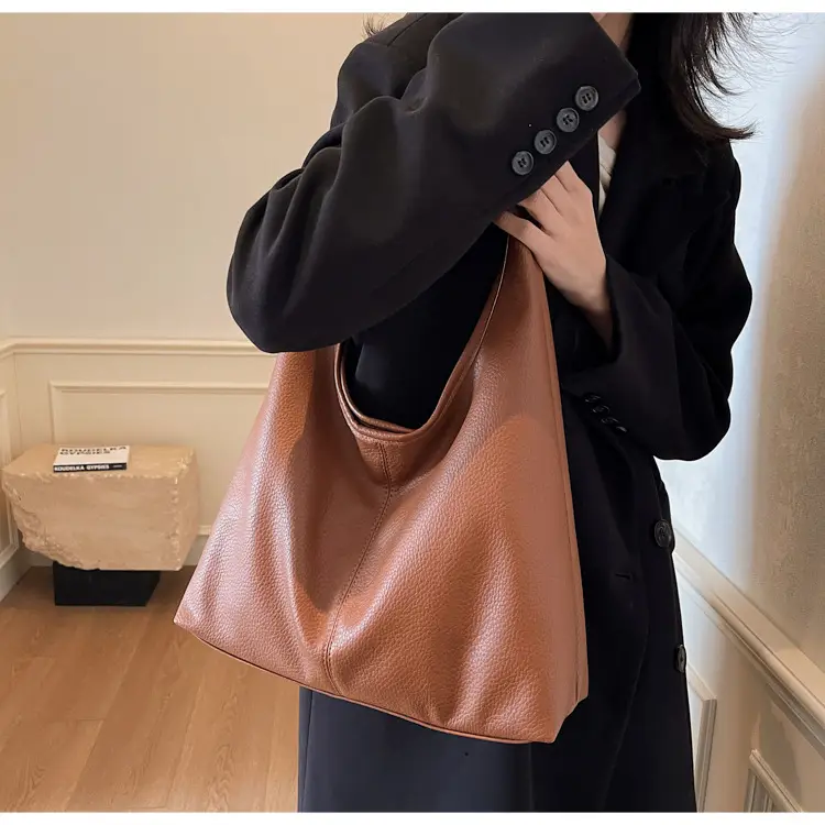 Tan Leather Crossbody Bag for Women 2025 Spring — feature 34