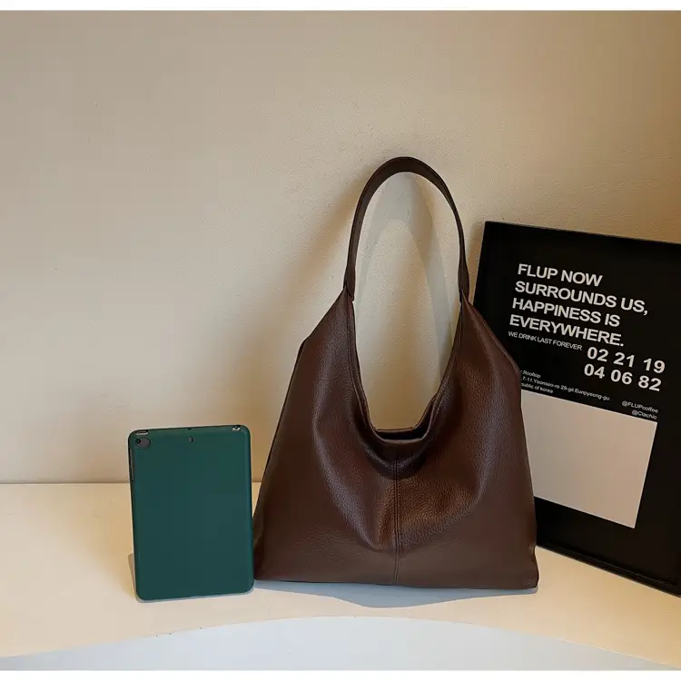 Tan Leather Crossbody Bag for Women 2025 Spring — feature 37