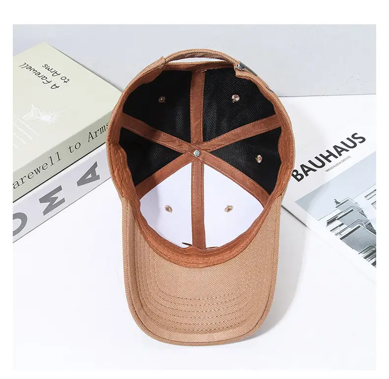 Black Paris Logo Baseball Cap with Pineapple Cloth — feature 14