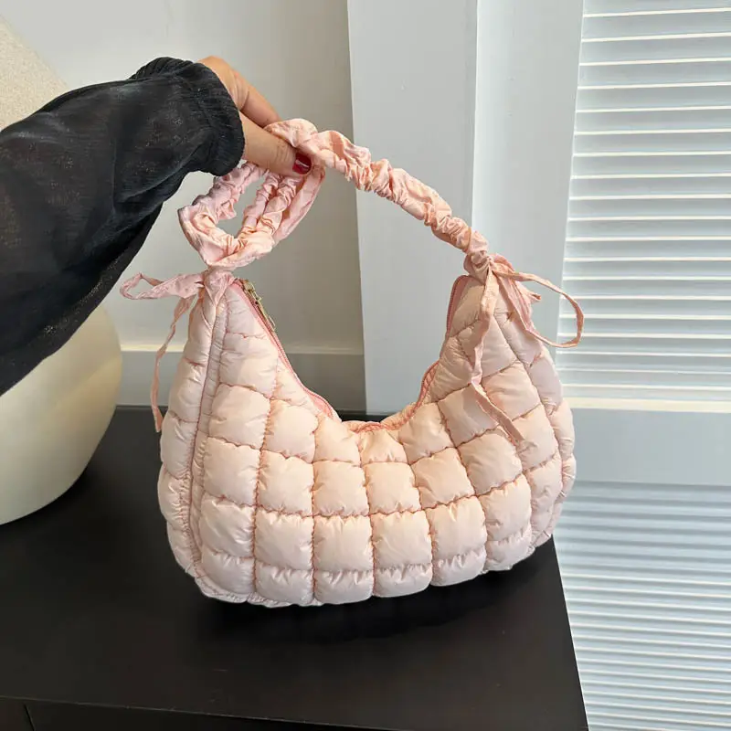 Black Quilted Shoulder Bag for Women 2023 - Image 10