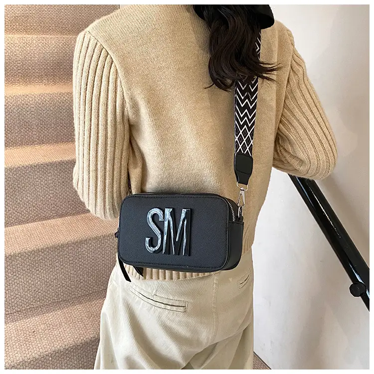 Light Blue Lettered Crossbody Bag for Women — feature 18