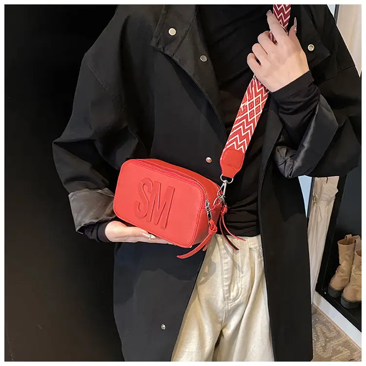 Light Blue Lettered Crossbody Bag for Women — feature 20