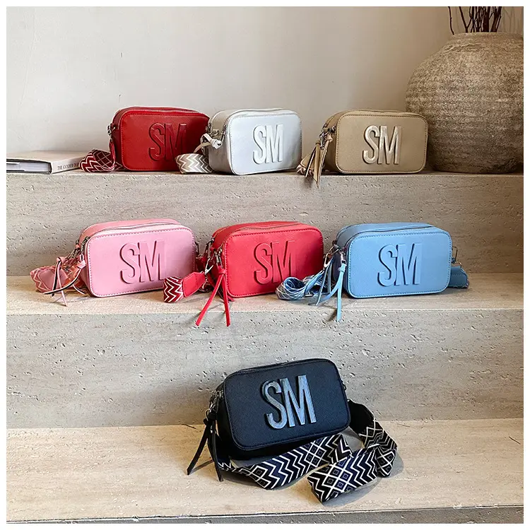 Light Blue Lettered Crossbody Bag for Women — feature 28