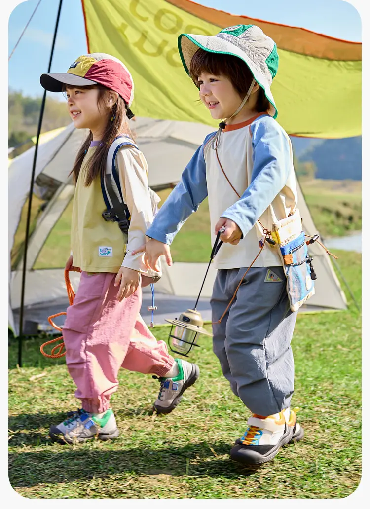 Spring Kids Sunscreen T-Shirt with Hat & Backpack Set — feature 23