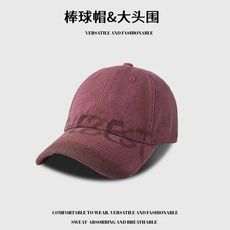 Baseball Cap Brown Washed Old Couple Small Show Face - Image 7