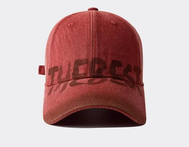 Baseball Cap Brown Washed Old Couple Small Show Face — feature 23