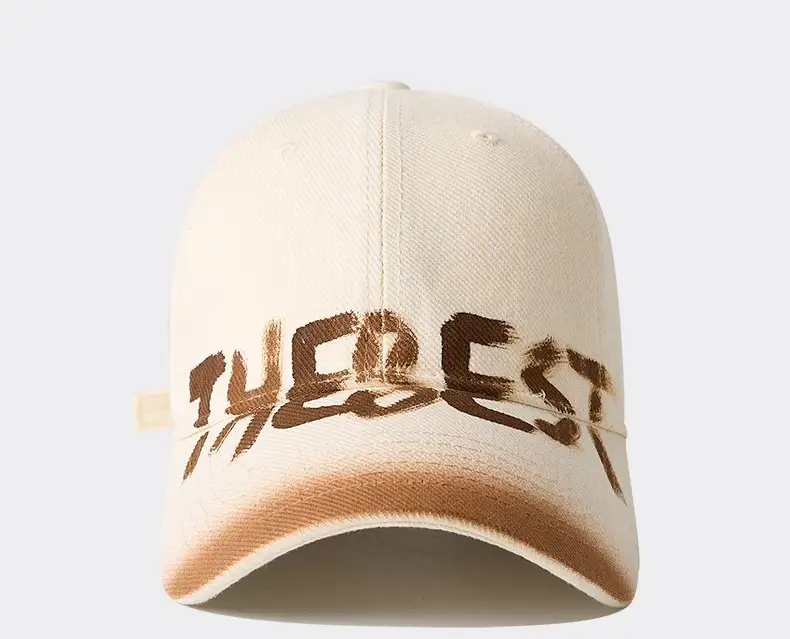 Baseball Cap Brown Washed Old Couple Small Show Face — feature 29
