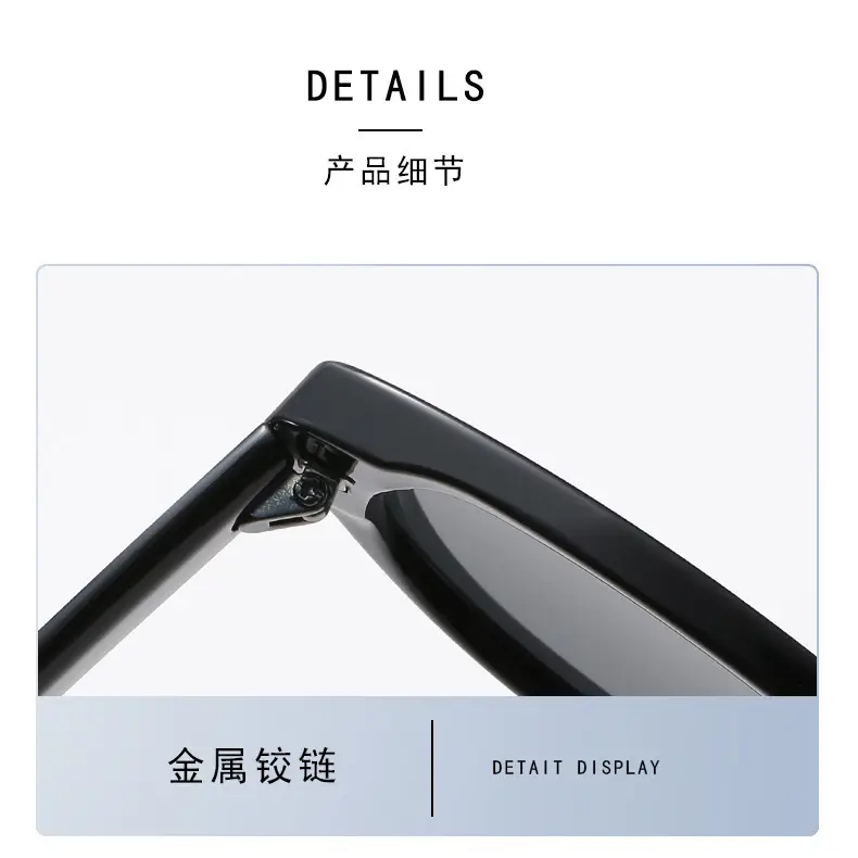 Women Cat Eye Polarized Sunscreen Sunglasses Black — feature 4