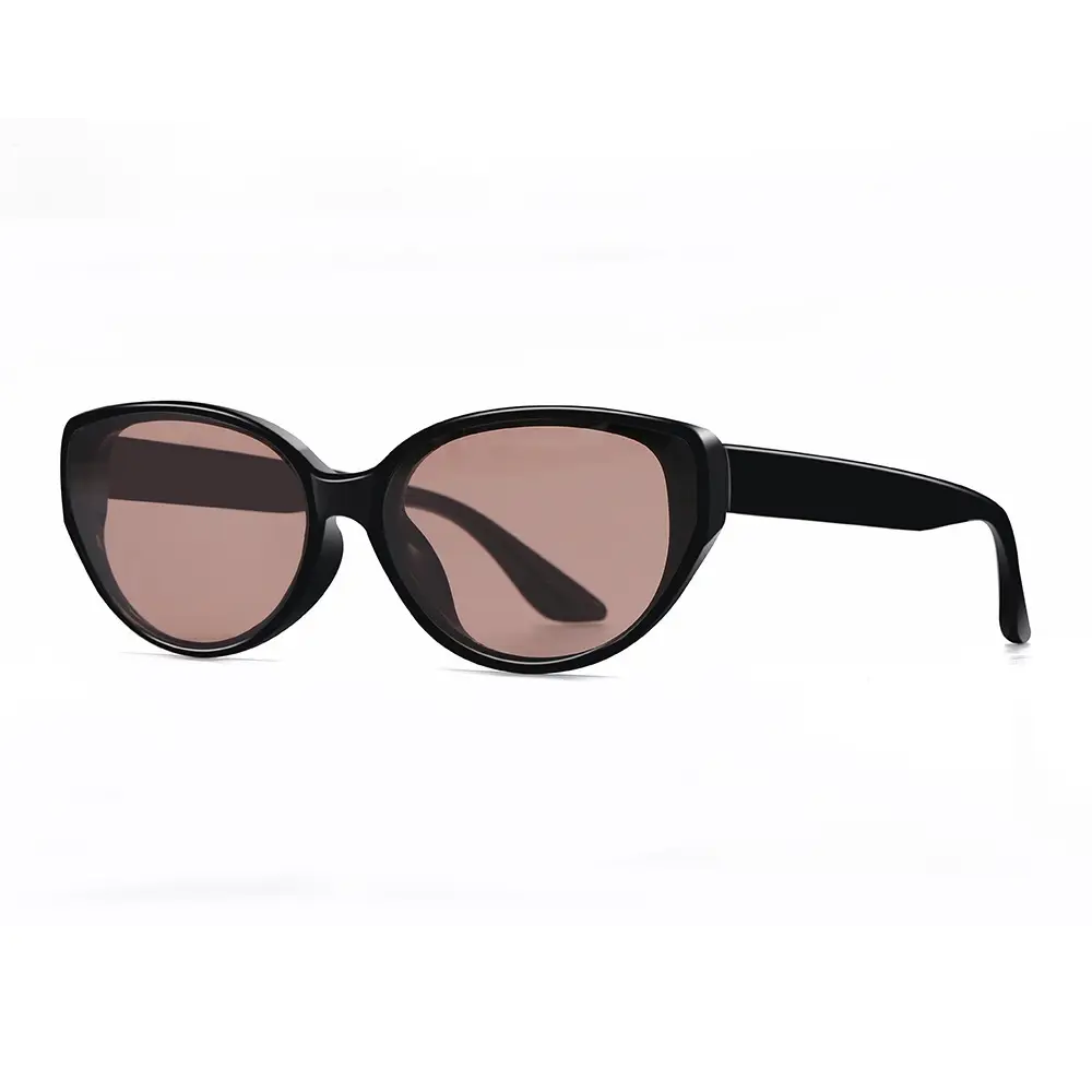 Women Cat Eye Polarized Sunscreen Sunglasses Black