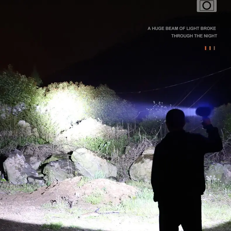 Outdoor LED Flashlight Ultra Bright Rechargeable - Image 10