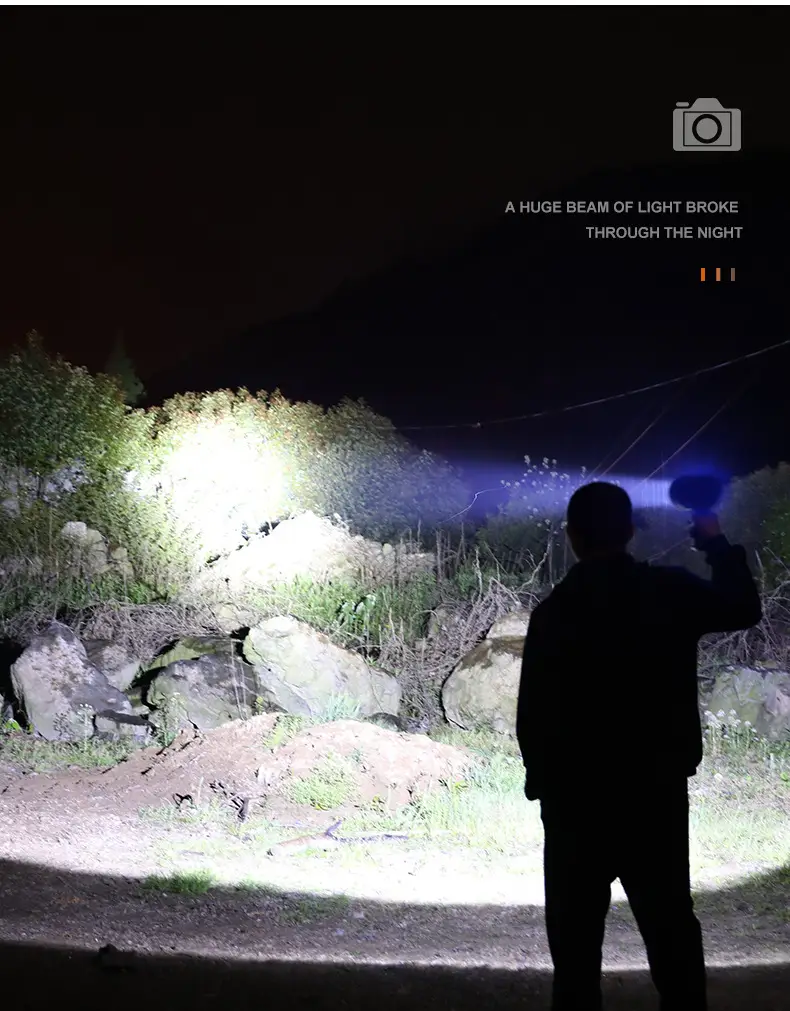 Outdoor LED Flashlight Ultra Bright Rechargeable — feature 14