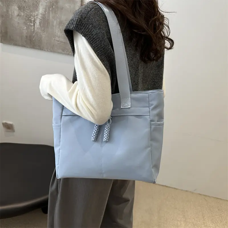 Winter Canvas Shoulder Bag Large Capacity Korean Style