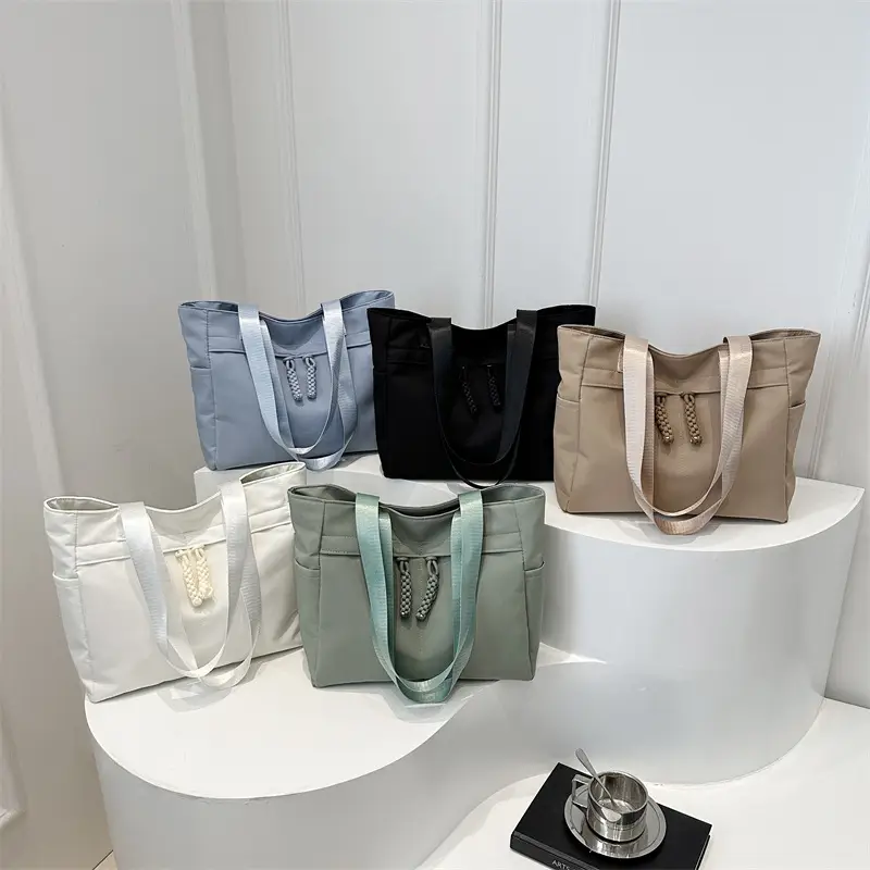 Winter Canvas Shoulder Bag Large Capacity Korean Style