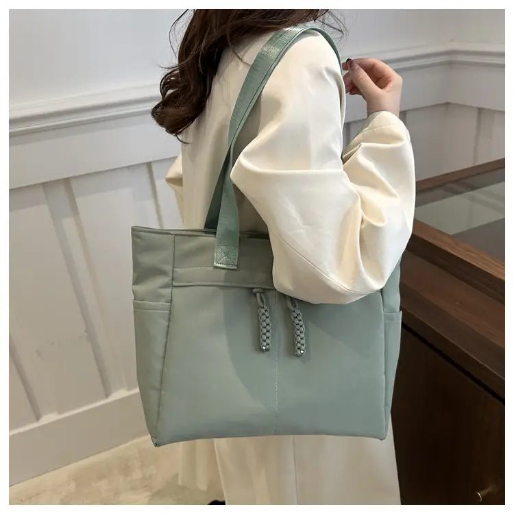 Winter Canvas Shoulder Bag Large Capacity Korean Style — feature 15