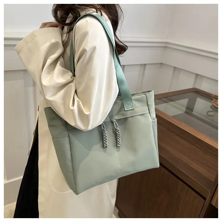 Winter Canvas Shoulder Bag Large Capacity Korean Style — feature 16