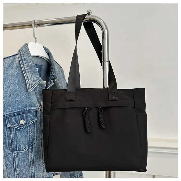 Winter Canvas Shoulder Bag Large Capacity Korean Style — feature 21