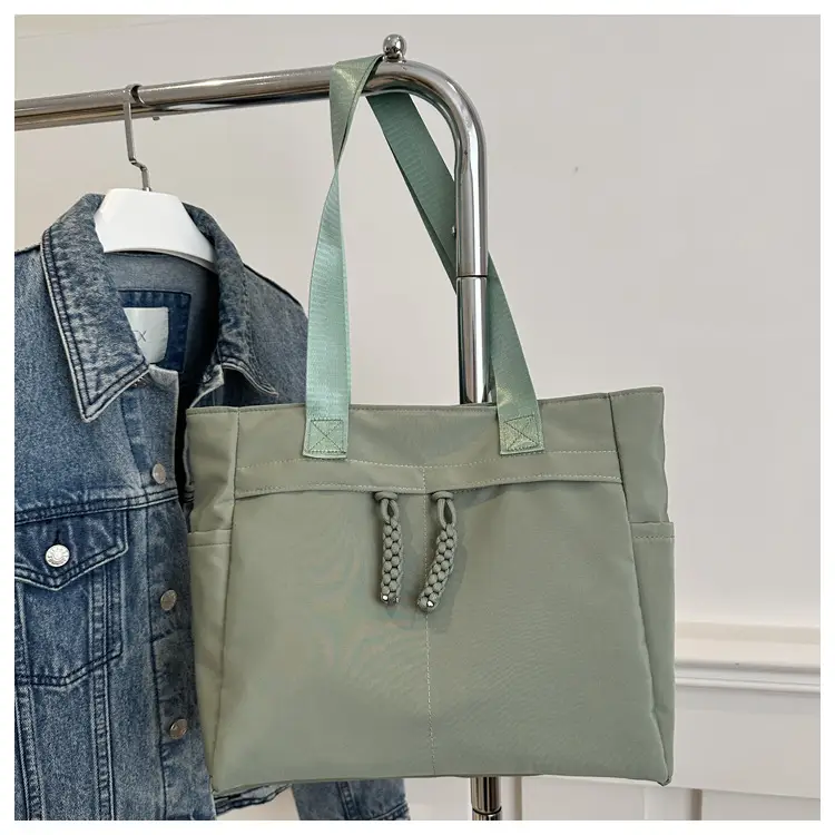 Winter Canvas Shoulder Bag Large Capacity Korean Style — feature 22