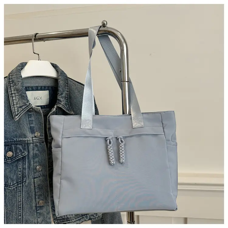 Winter Canvas Shoulder Bag Large Capacity Korean Style — feature 23